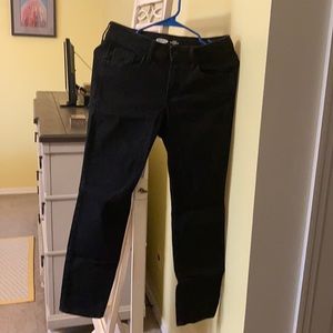 Old navy black skinny jeans 4 short